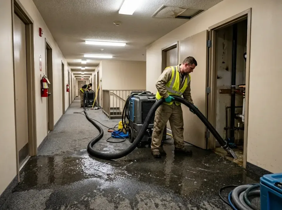 multi-unit-apartment-hallway-f-005 — frequently asked questions, Emergency Burst Pipe Water Extraction & Removal in Broomfie…